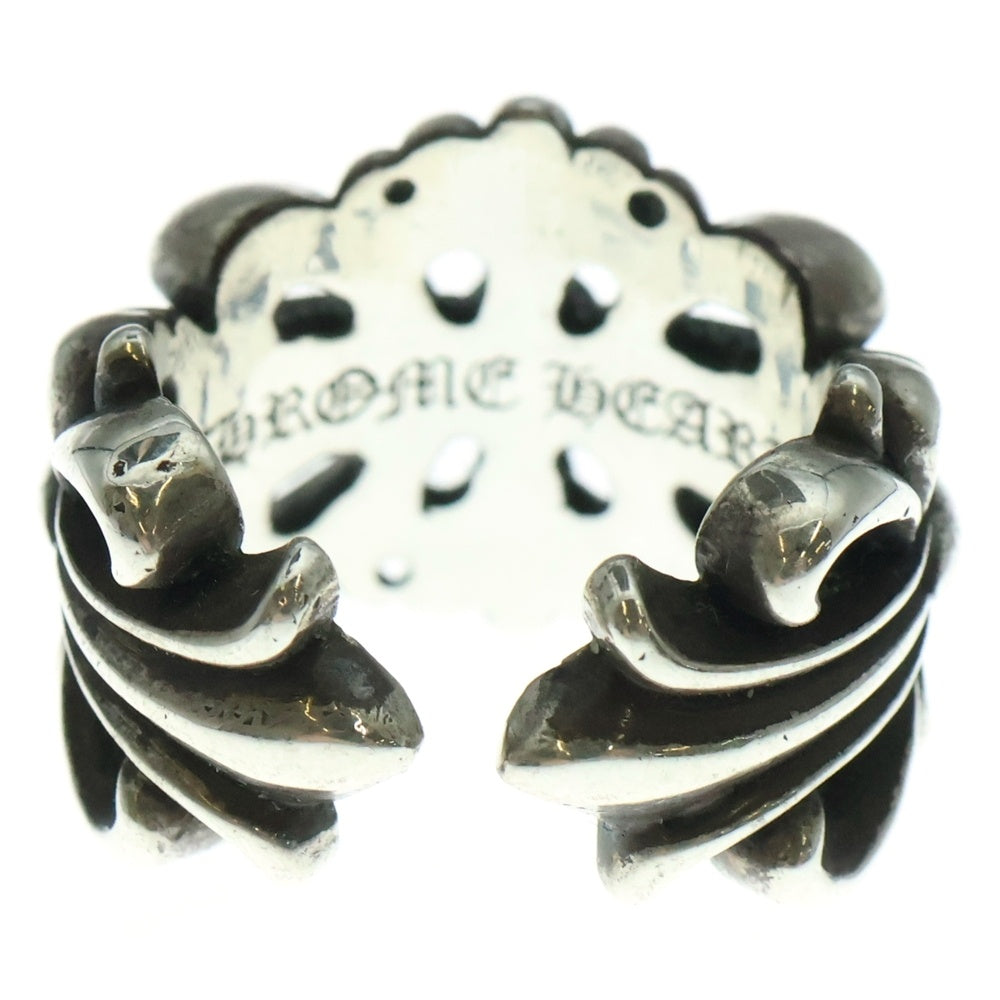 CHROME HEARTS(クロムハーツ) DBL FLRL CRS ダブルフローラルクロス リング シルバー BCA390