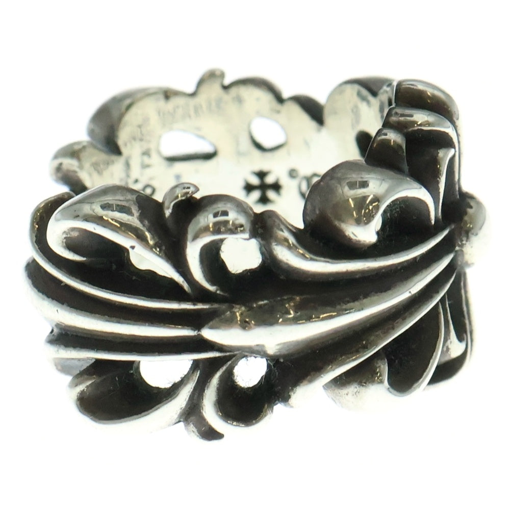 CHROME HEARTS(クロムハーツ) DBL FLRL CRS ダブルフローラルクロス リング シルバー BCA390