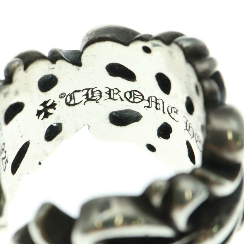 CHROME HEARTS(クロムハーツ) DBL FLRL CRS ダブルフローラルクロス リング シルバー BCA390
