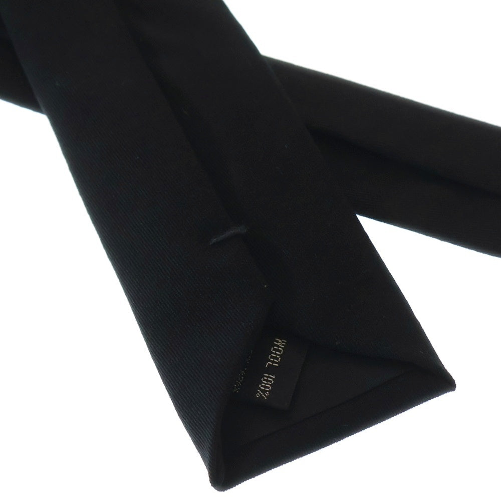 Yohji Yamamoto POUR HOMME(ヨウジヤマモト プールオム) エンブロイダリー ネクタイ ブラック