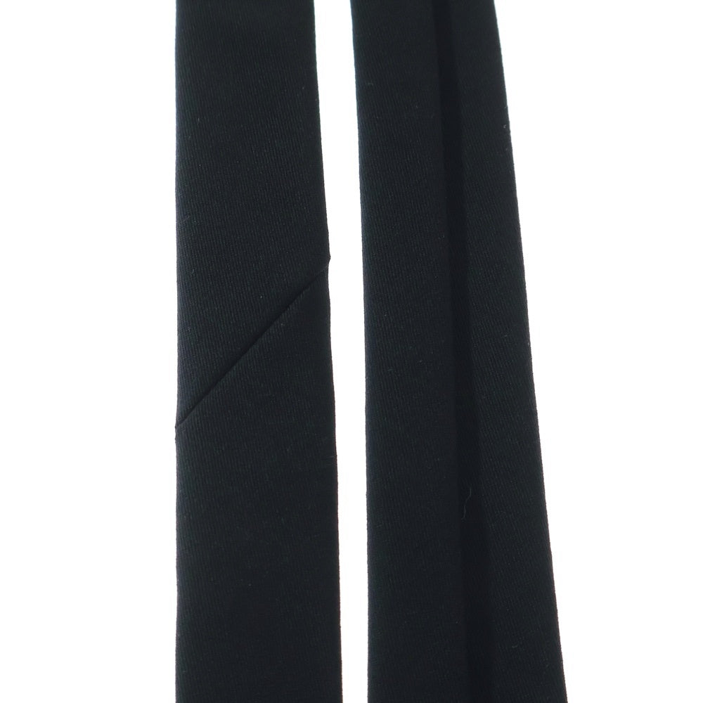 Yohji Yamamoto POUR HOMME(ヨウジヤマモト プールオム) エンブロイダリー ネクタイ ブラック
