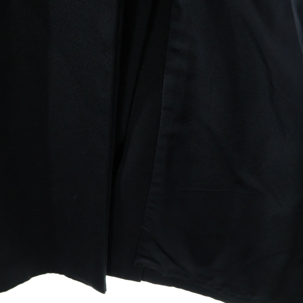 Yohji Yamamoto(ヨウジヤマモト) SMOKING NO? バックロゴ ロングコート テーラードジャケット HR-J55-119 ブラック
