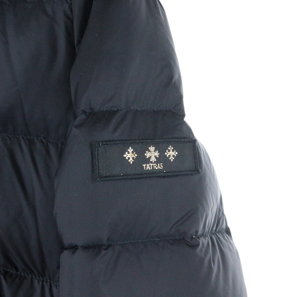 TATRAS(タトラス) 24AW POLITEAMA ロゴワッペン ダウンコート アウター ブラック LTAT24A4694-D
