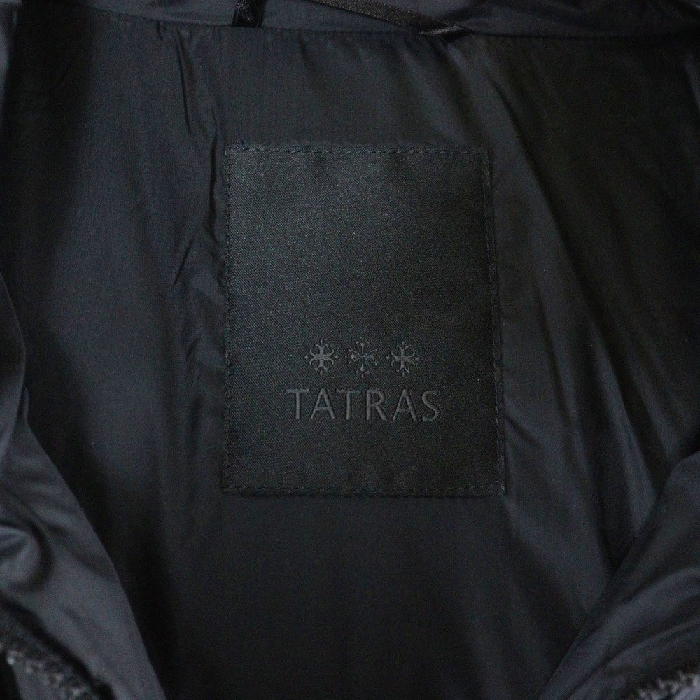 TATRAS(タトラス) 24AW POLITEAMA ロゴワッペン ダウンコート アウター ブラック LTAT24A4694-D
