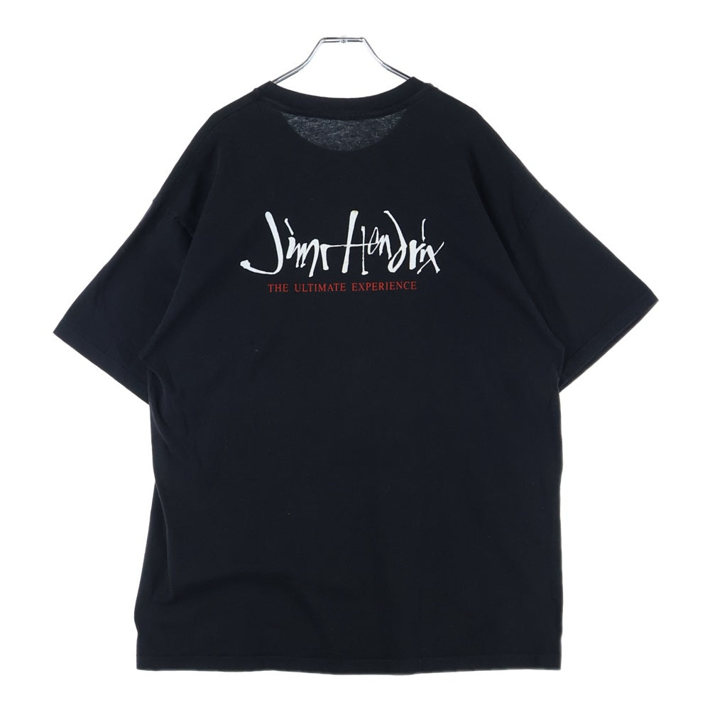 VINTAGE(ヴィンテージ) 90S Jimi Hendrix The Ultimate Experience ジミ ヘンドリックス 両面プリント 半袖Tシャツ カットソー ブラック