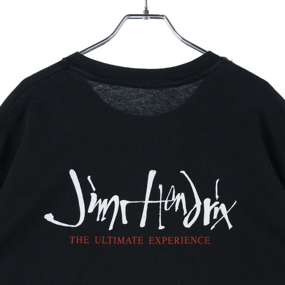 VINTAGE(ヴィンテージ) 90S Jimi Hendrix The Ultimate Experience ジミ ヘンドリックス 両面プリント 半袖Tシャツ カットソー ブラック