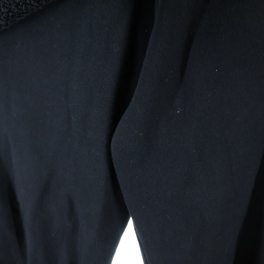 UNDERCOVER(アンダーカバー) 25AW コットンスウェットテーパードバムフラップパンツ ブラック UC2E4510