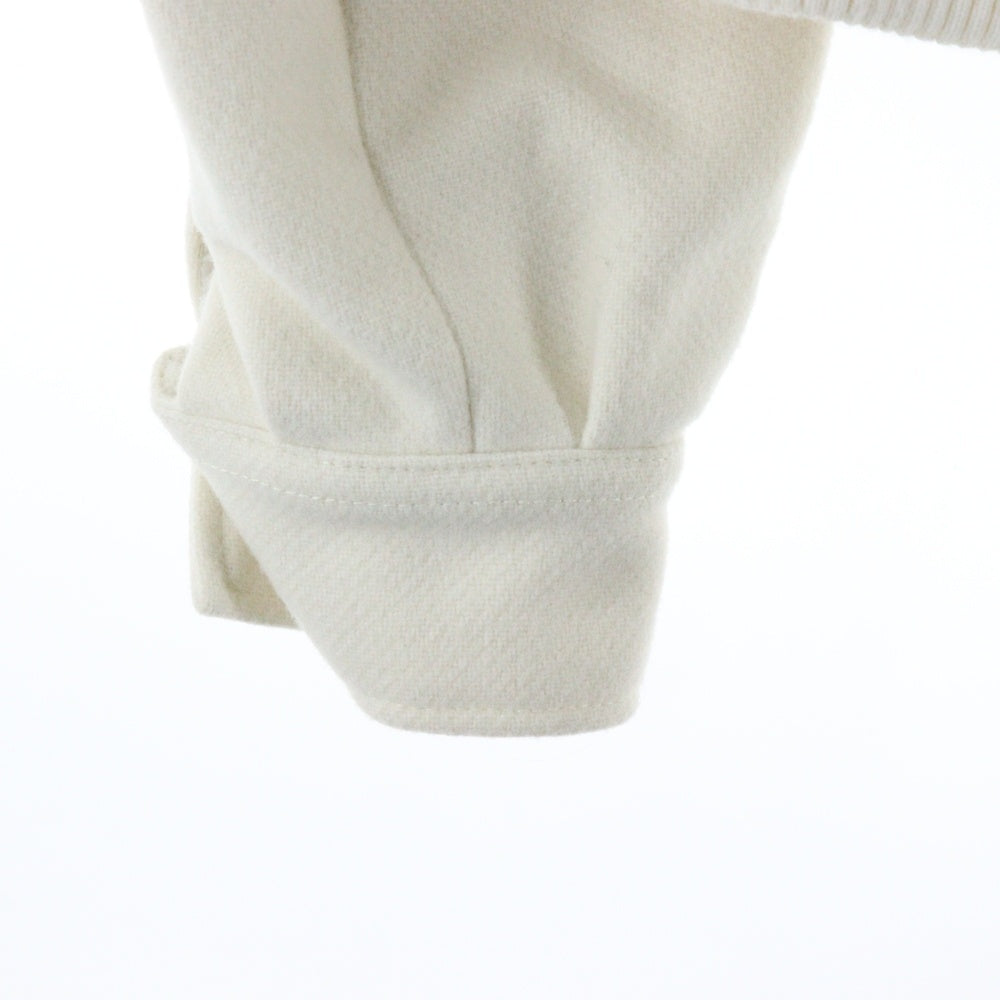 Christian Dior(クリスチャンディオール) 24-25AW Runway Dior Over Size Collar Bomber jacket ランナウェイ オーバーサイズ カラー付き ボンバージャケット アイボリー