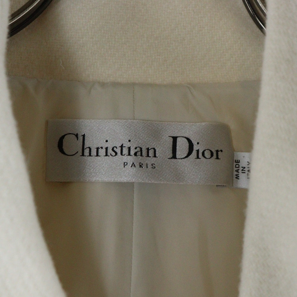 Christian Dior(クリスチャンディオール) 24-25AW Runway Dior Over Size Collar Bomber jacket ランナウェイ オーバーサイズ カラー付き ボンバージャケット アイボリー