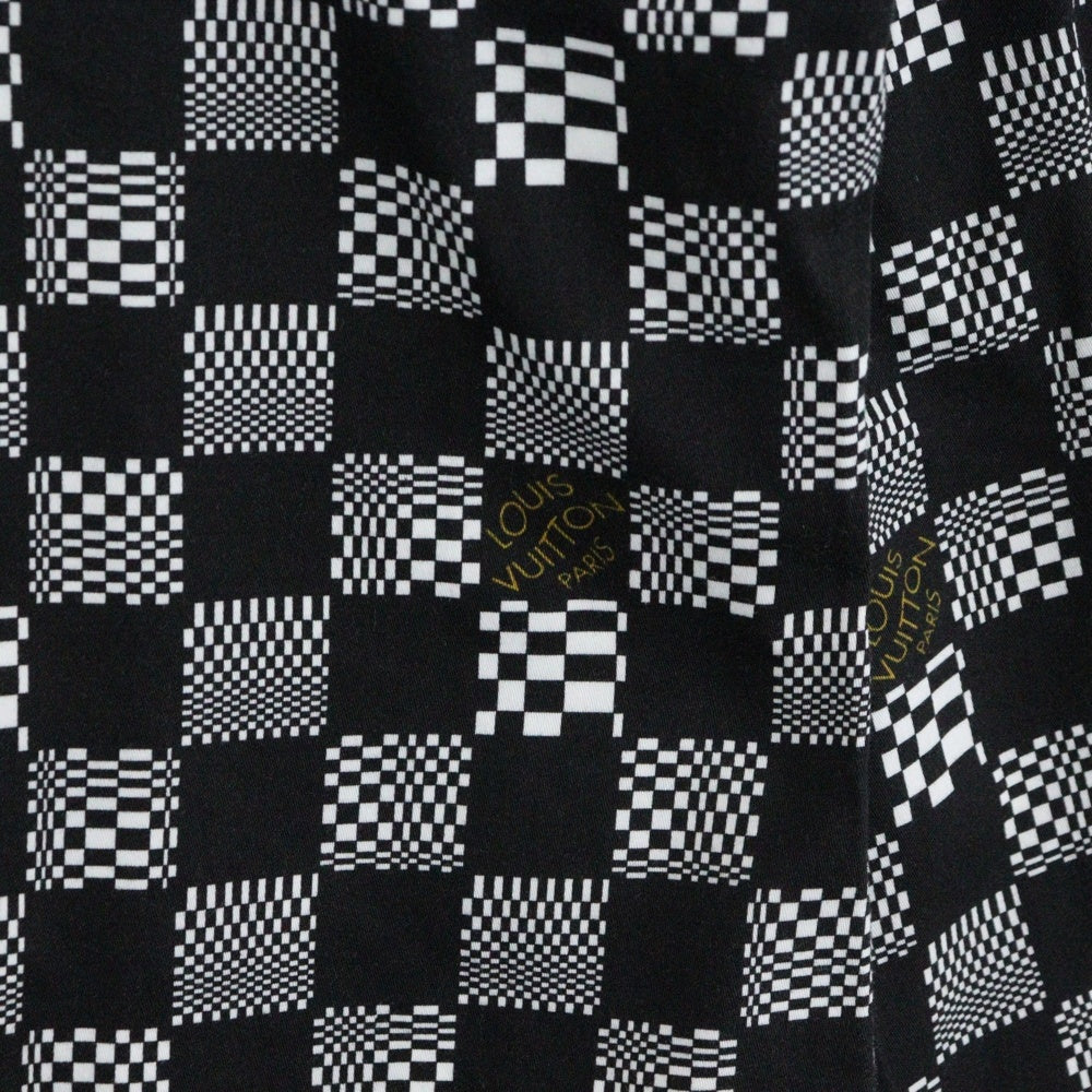 LOUIS VUITTON(ルイヴィトン) ディストーテッド ダミエ 長袖シャツ ブラック RM211 ZYT HKS71W