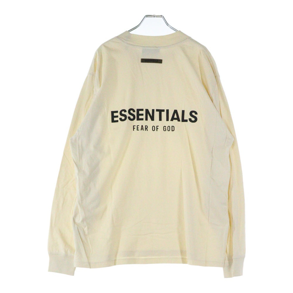 ESSENTIALS FEAR OF GOD(エッセンシャル フィアオブゴッド) バックラバーロゴ クルーネック 長袖Tシャツカットソー アイボリー