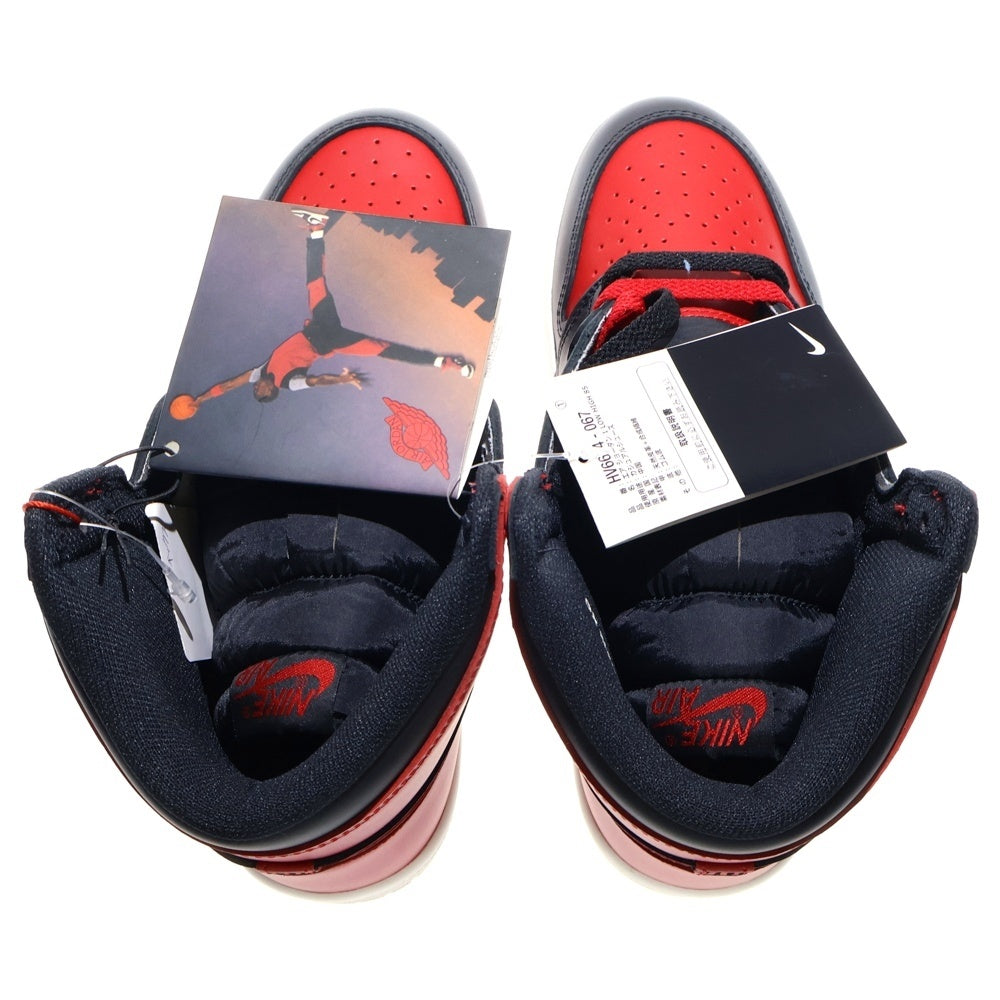 NIKE(ナイキ) AIR JORDAN1 HIGH 85 BRED(2025) HV6674-067 エアジョーダン1 ブレッド ハイカットスニーカー ブラック/レッド US8/26cm