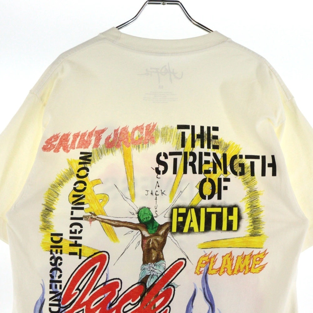SAINT MICHAEL(セントマイケル) 23SS ×Travis Scott Utopia 3A TEE White トラヴィス スコット ユートピア 半袖Tシャツ カットソー ホワイト