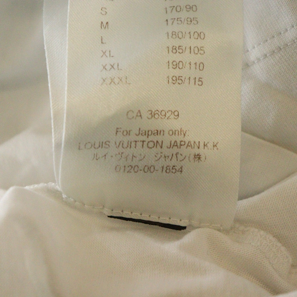 SUPREME(シュプリーム) 17AW×LOUIS VUITTON Box Logo Tee ルイヴィトン LVボックスロゴクルーネック半袖Tシャツ RM172 JC8 HDY92W ホワイト