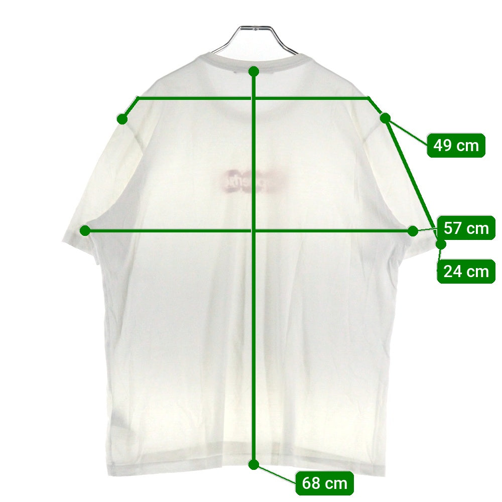 SUPREME(シュプリーム) 17AW×LOUIS VUITTON Box Logo Tee ルイヴィトン LVボックスロゴクルーネック半袖Tシャツ RM172 JC8 HDY92W ホワイト