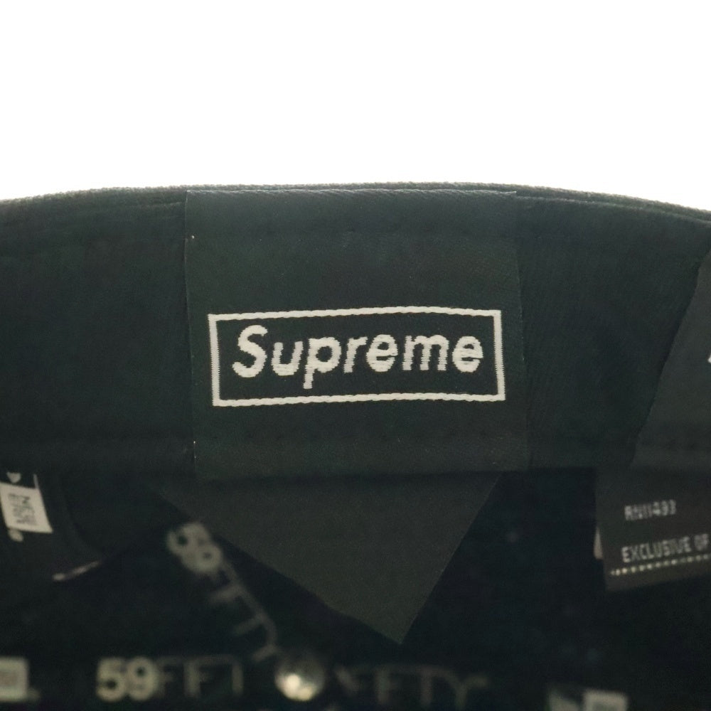 SUPREME(シュプリーム) 22SS ×NEW ERA Handstyle cap ハンドスタイル ベースボールキャップ 帽子 ブラック