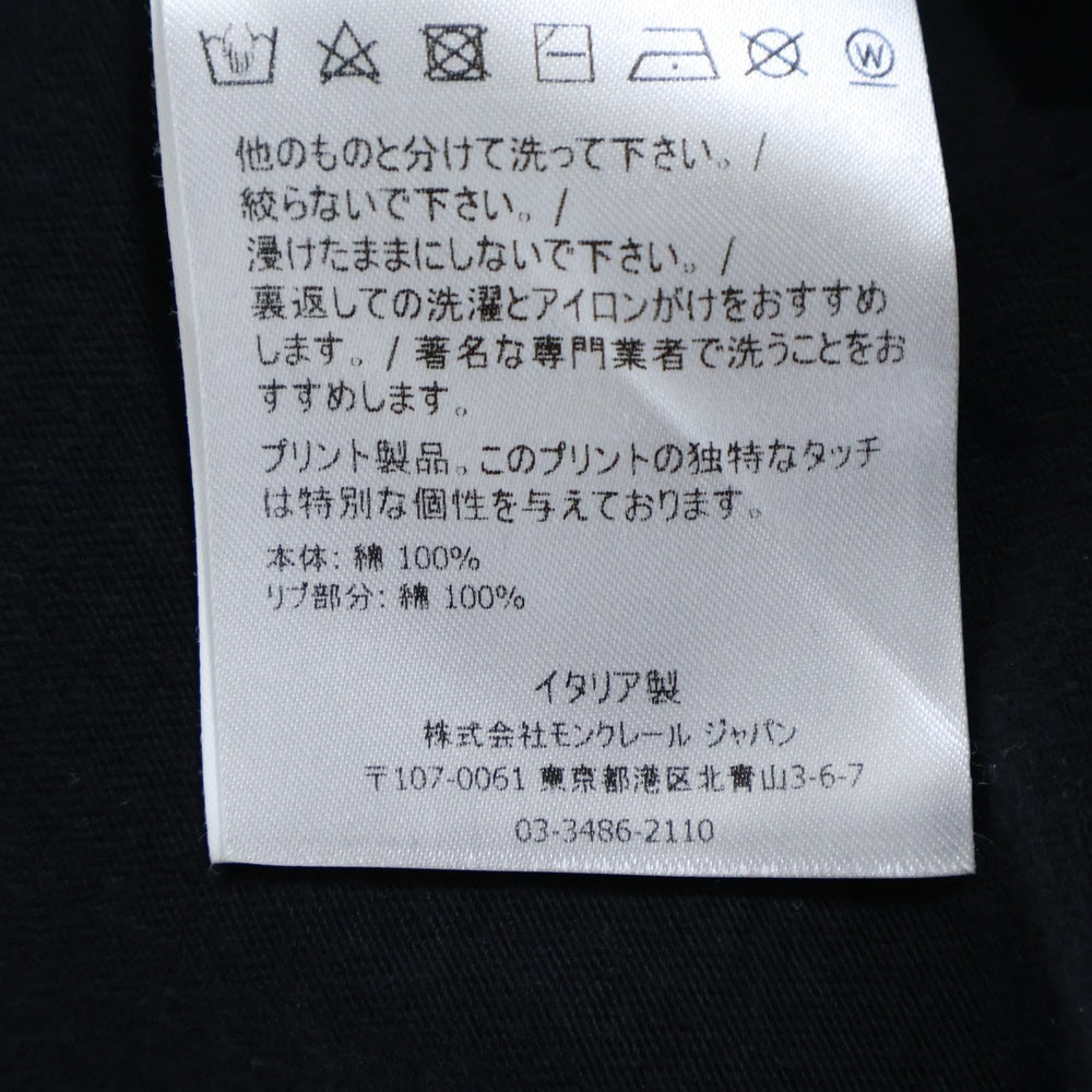 MONCLER(モンクレール) GENIUS ジーニアス ロゴパッチ クルーネックTシャツ カットソー ブラック F209U8C70710