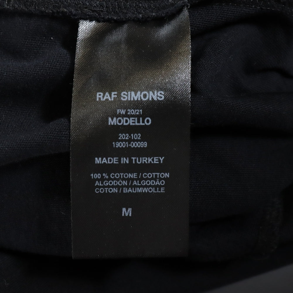 RAF SIMONS(ラフシモンズ) 20AW Solar Youth クルーネックTシャツ カットソー ブラック