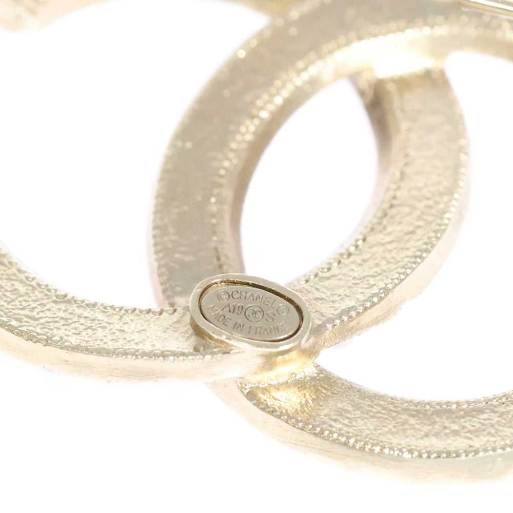 CHANEL(シャネル) ココマーク フェイク7パール ブローチ A19/S ゴールド/ブラック