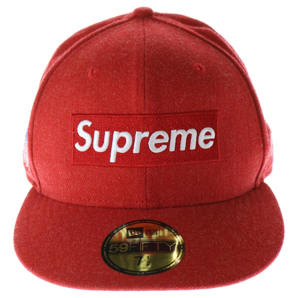 SUPREME(シュプリーム) 20AW× NewEra World Famous 1994 Box Logo ニューエラ ボックスロゴ 6パネルキャップ 帽子 レッド