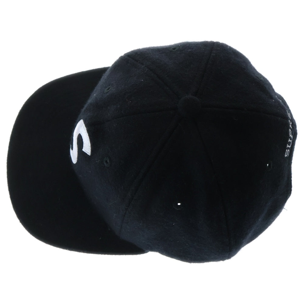 SUPREME(シュプリーム) 15AW Wool S Logo 6-Panel Cap ウール Sロゴ 6パネル キャップ 帽子 ブラック