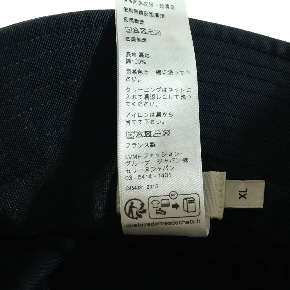 CELINE(セリーヌ) ロゴ エンブロイダリー バケットハット 帽子 ブラック 2AUO4968P