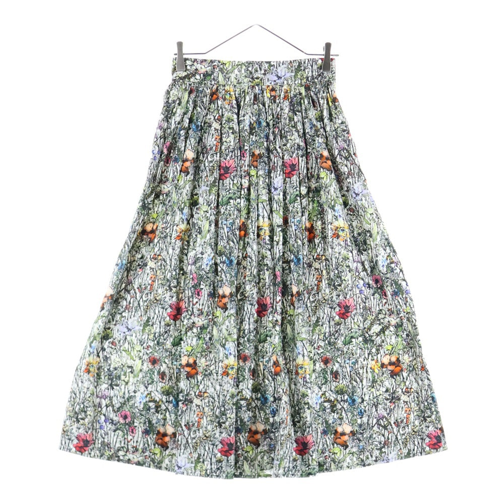 DIOR(ディオール) ミルフルール フラワー総柄 プリーツスカート