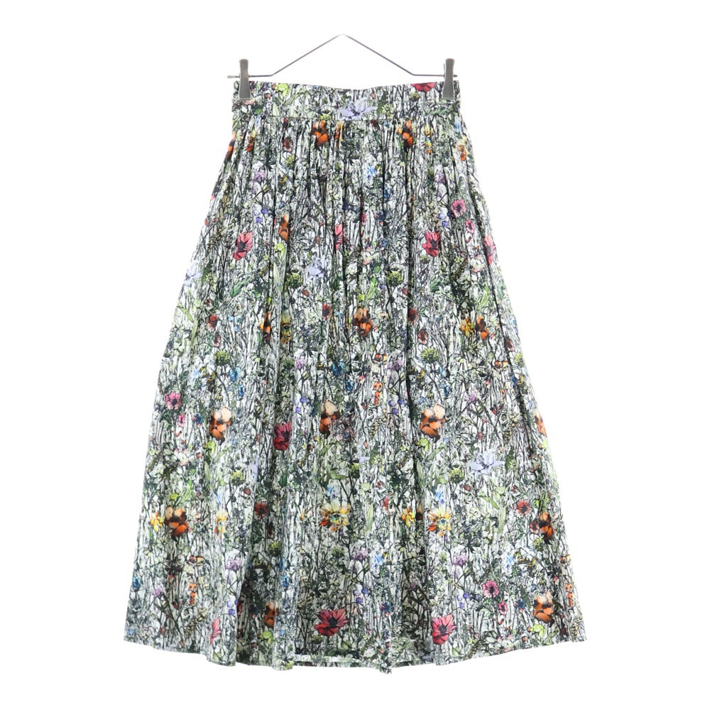 DIOR(ディオール) ミルフルール フラワー総柄 プリーツスカート マルチ 111J15A3887 レディース