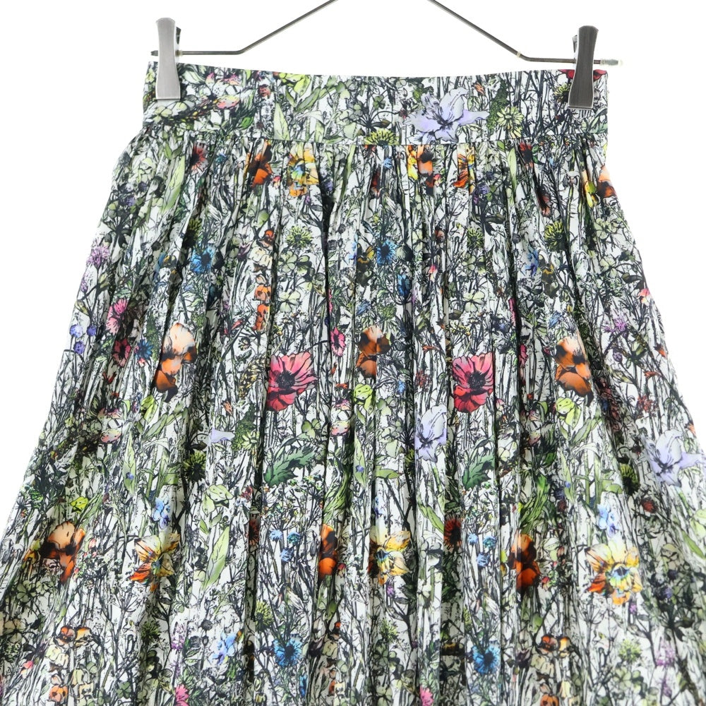 DIOR(ディオール) ミルフルール フラワー総柄 プリーツスカート マルチ 111J15A3887 レディース