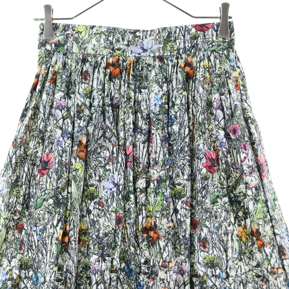 DIOR(ディオール) ミルフルール フラワー総柄 プリーツスカート マルチ 111J15A3887 レディース