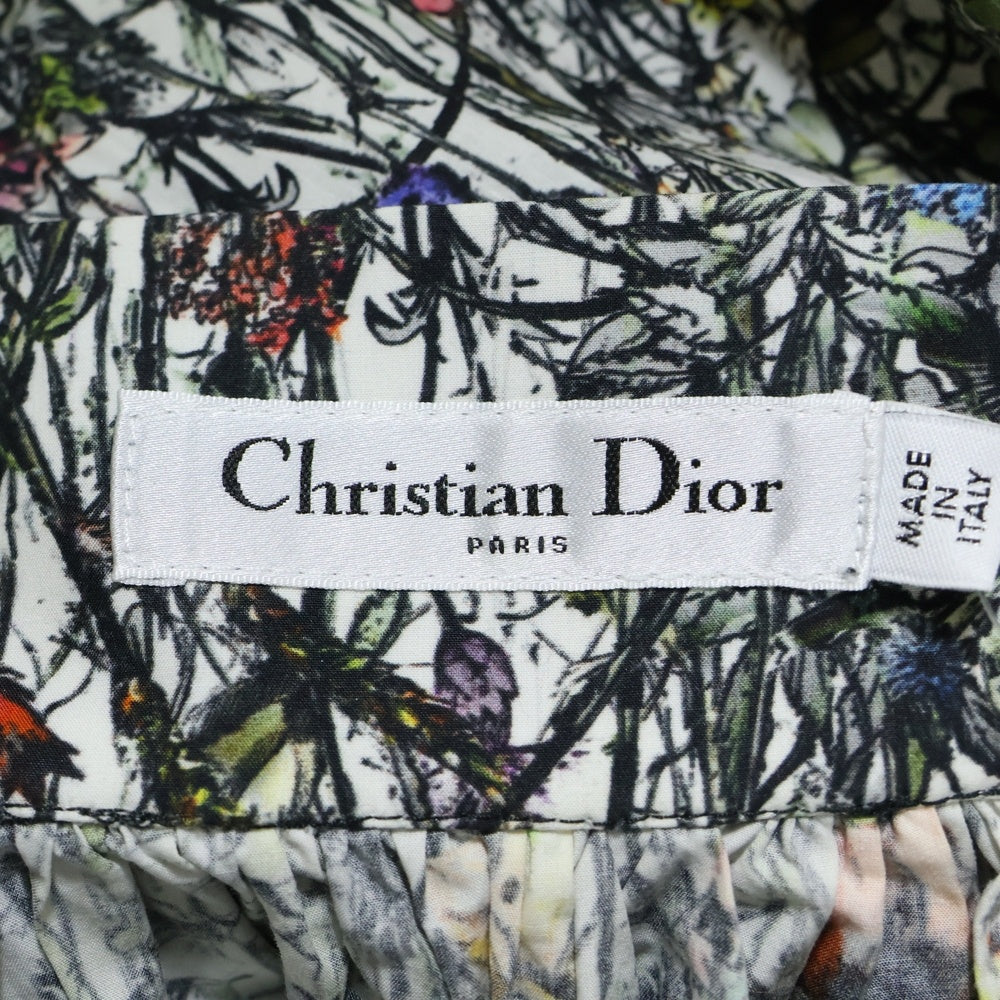 DIOR(ディオール) ミルフルール フラワー総柄 プリーツスカート マルチ 111J15A3887 レディース