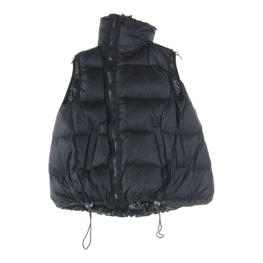 Sacai(サカイ) 21AW Puffer Vest スタンドネック パファーベスト ジャケット レディース ブラック SCW-038