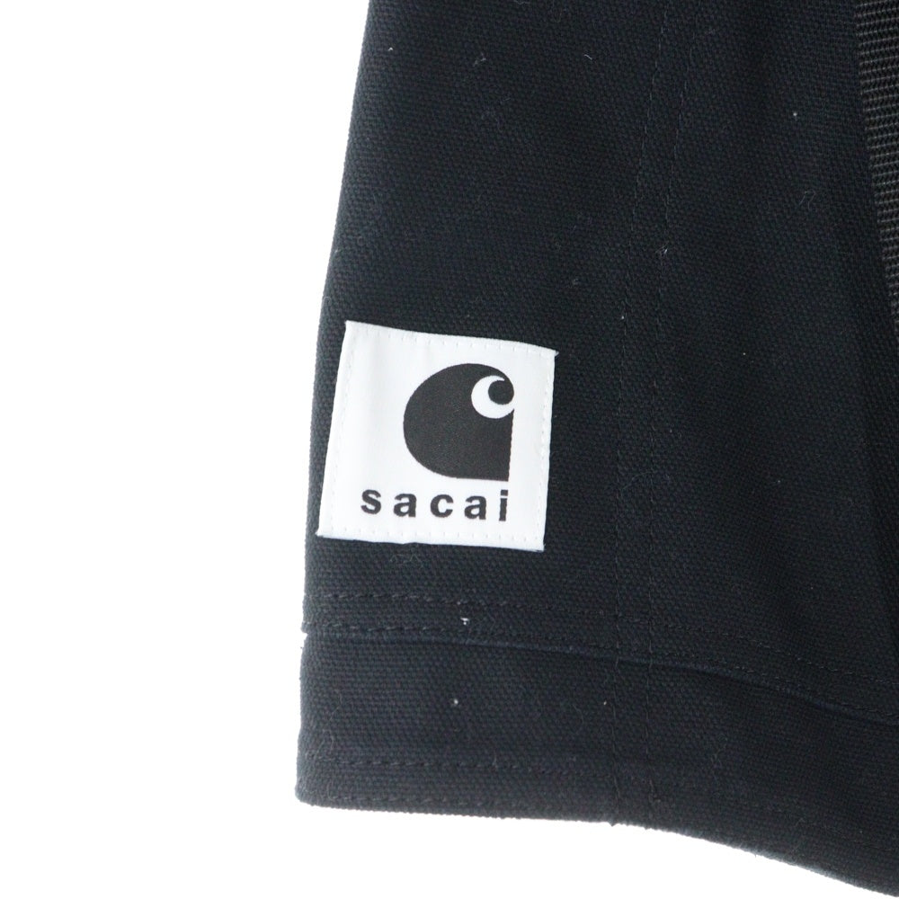 Sacai(サカイ) ×CarHartt カーハート ラップスカート レディース 23‐06745 ブラック
