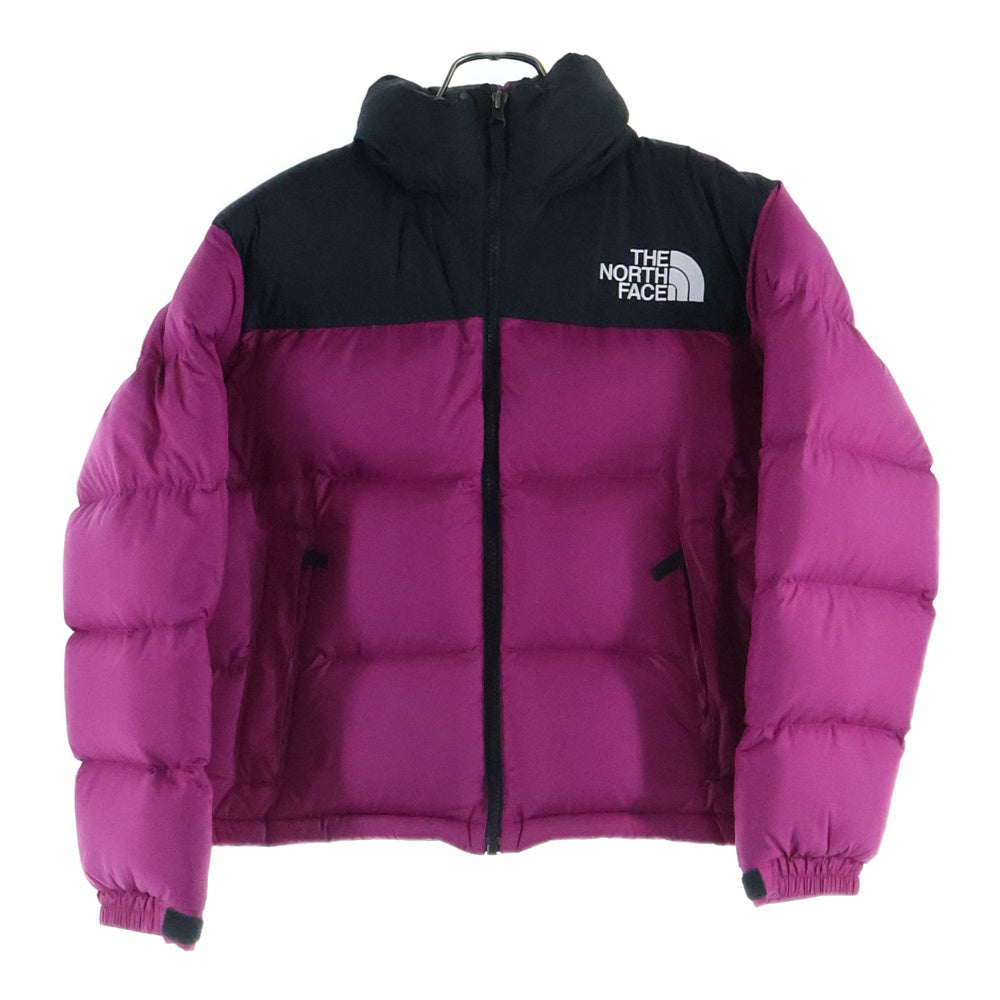 THE NORTH FACE(ザノースフェイス) Short NUPTSE JACKET ショート丈ヌプシダウンジャケット レディース ロックスべリーピンク/ブラック