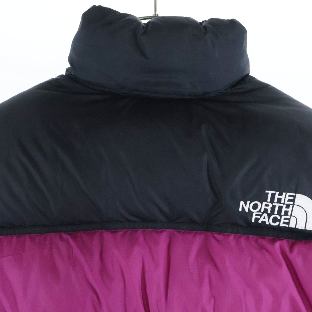 THE NORTH FACE(ザノースフェイス) Short NUPTSE JACKET ショート丈ヌプシダウンジャケット レディース ロックスべリーピンク/ブラック