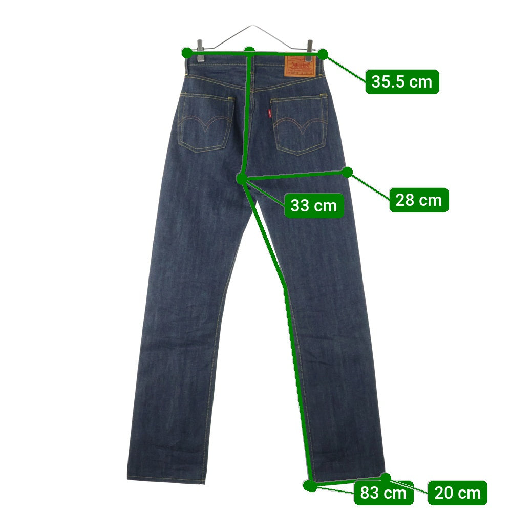 Levi's(リーバイス) 1994 S501XX 大戦復刻モデル ボタンフライ ストレートデニムパンツ ブルー 445010072