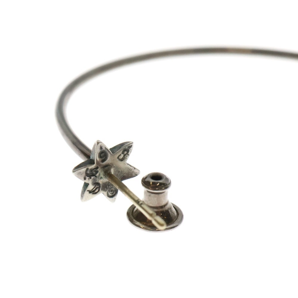 CHROME HEARTS(クロムハーツ) HOOP STAR スター フープ ピアス シルバー