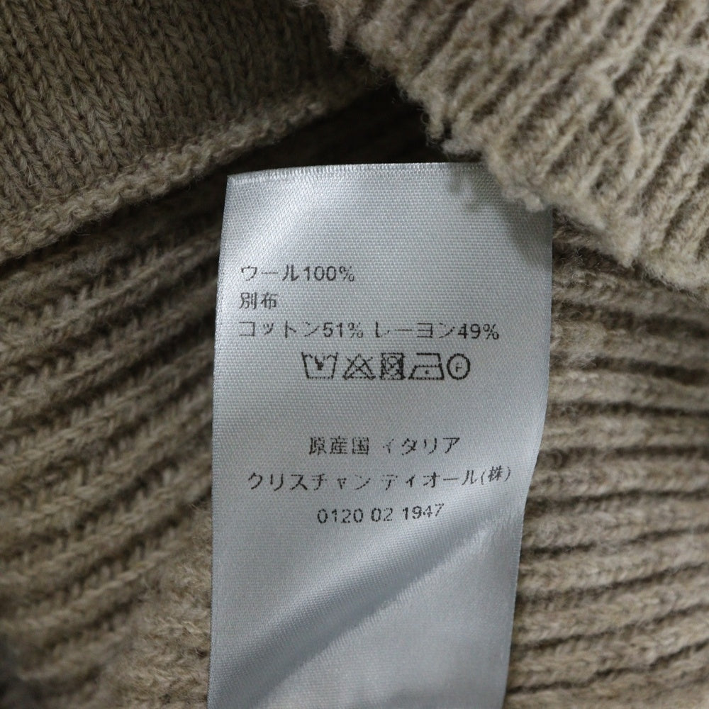 Dior HOMME(ディオールオム) 23AW CASENTINN WOOL カセンティーノ ウールニット セーター ベージュ 383M640AT547