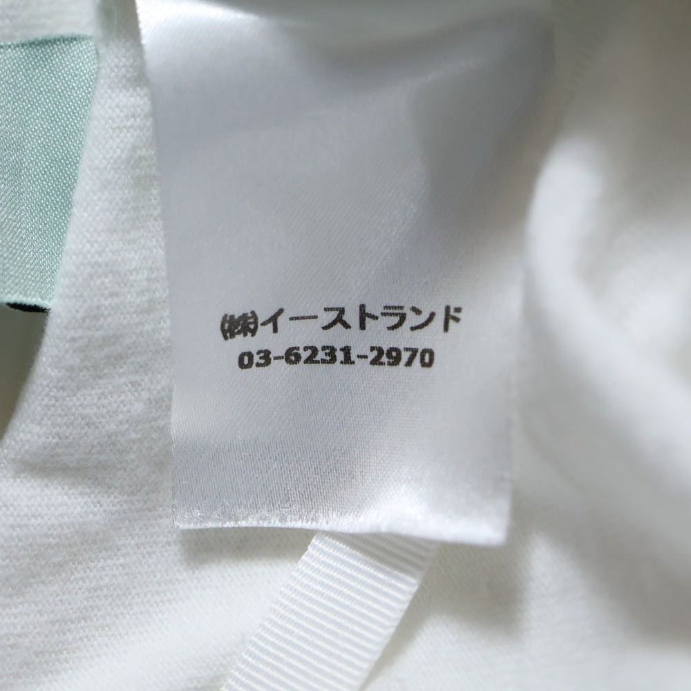 OFF-WHITE(オフホワイト) ARROWS L/S T-SHIRT バックプリント 長袖Tシャツカットソー ホワイト/オレンジ OMAB001E20JER004