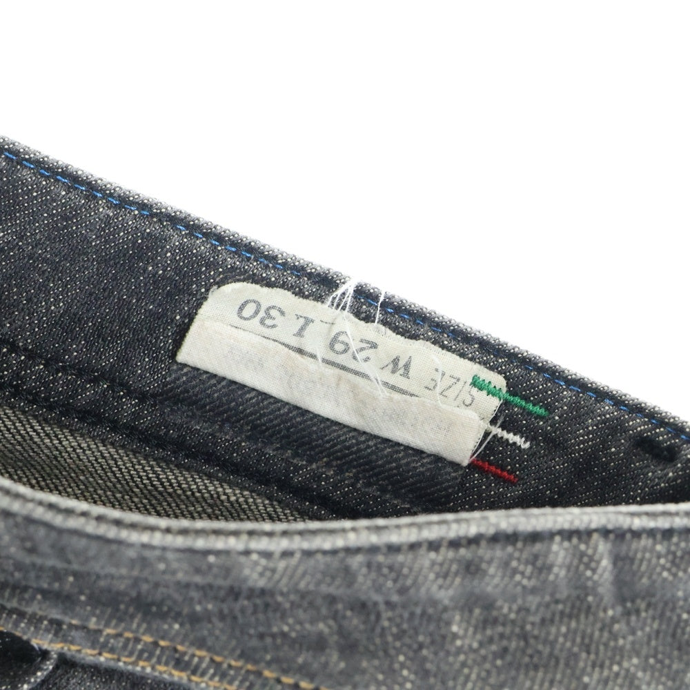 DIESEL(ディーゼル) ×adidas ADI-LARKEE バックパッチ ストレートデニムパンツ ジーンズ グレー