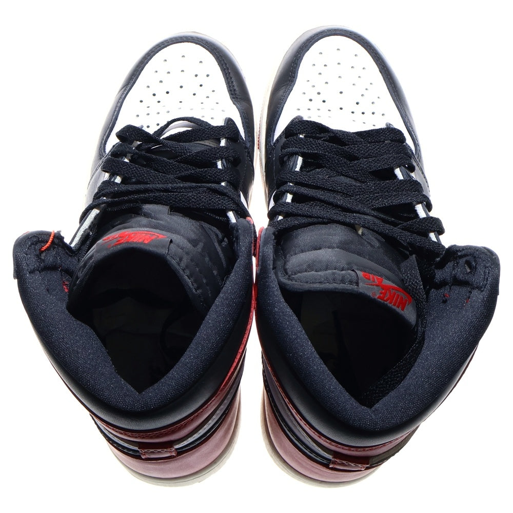 NIKE(ナイキ) AIR JORDAN 1 RETRO HIGH OG BLACK TOE REIMAGINED エアジョーダン1 レトロ OG ブラックトゥリイマジンド ハイカットスニーカー DZ5485-106 US9/27.0cm