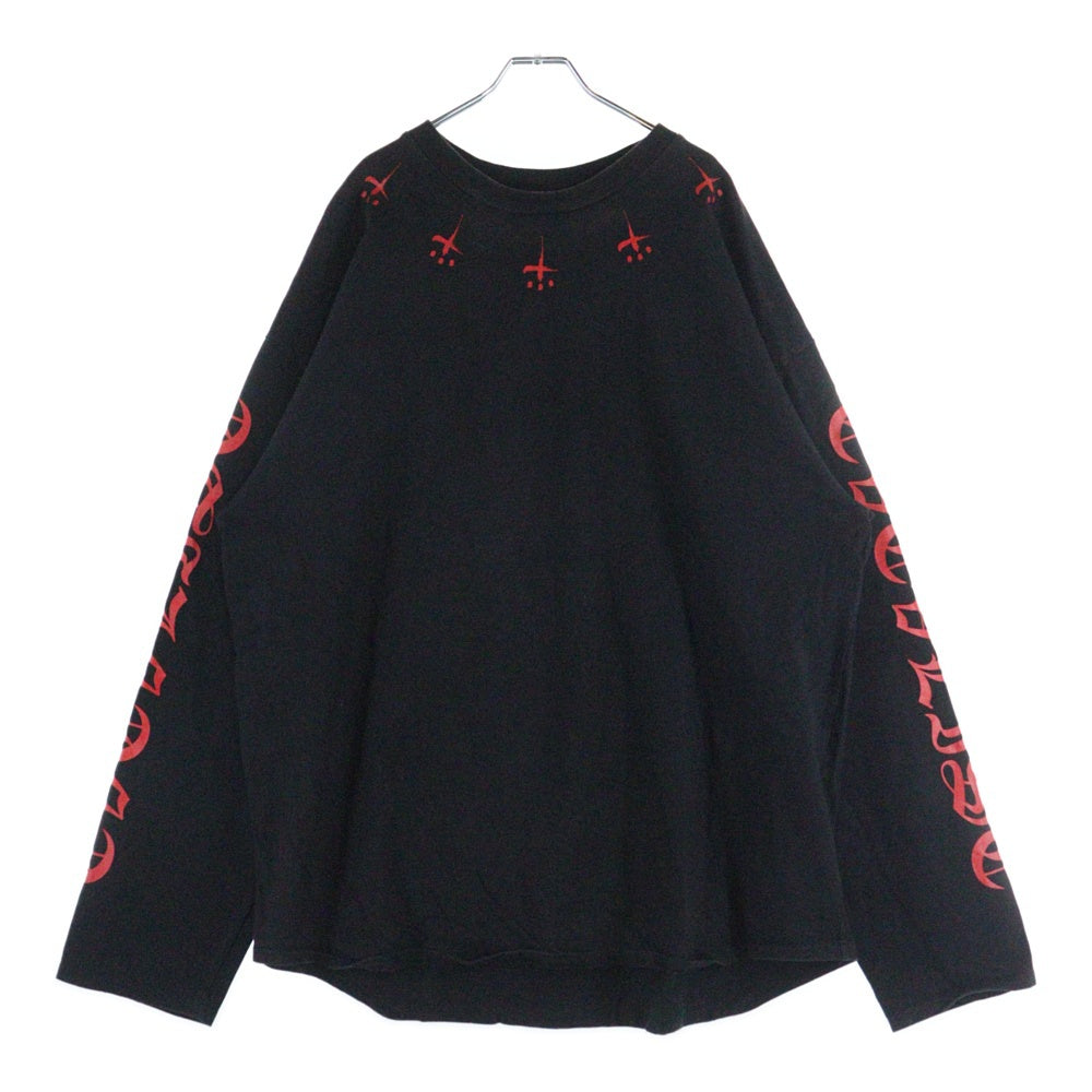 cvtvlist(カタリスト) Old Alphabet Longsleeve Tee 長袖Tシャツ カットソー ブラック 2101090303