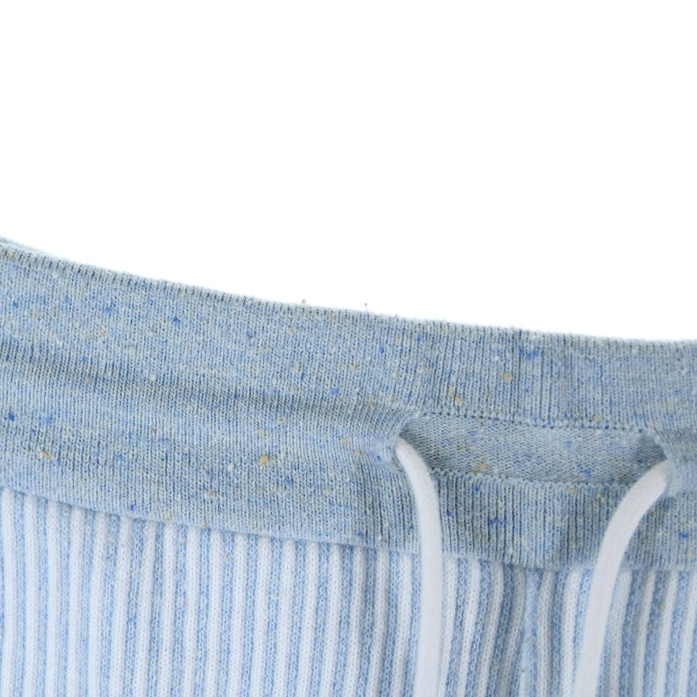 THOM BROWNE(トムブラウン) SILK FLECKED SWEATSHORTS ストライプ ハーフパンツ ショーツ ブルー MJQ200A-J0142-480