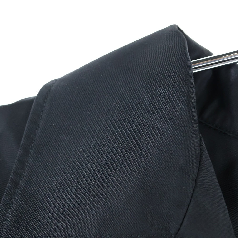 PRADA(プラダ) 19AW トライアングルロゴ ナイロン半袖シャツ ブラック SC491 S192 I18