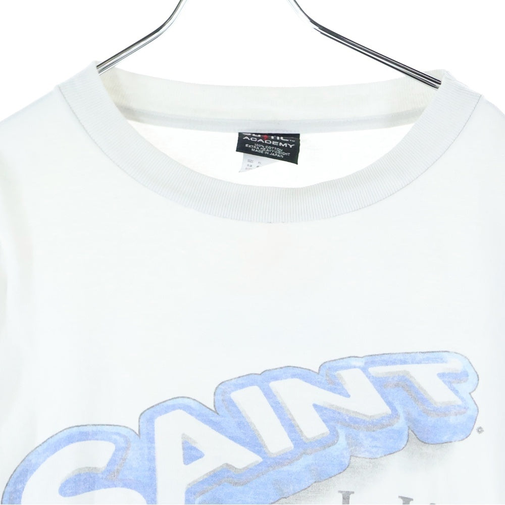 SAINT MICHAEL(セントマイケル) 24SS ×Shermer ACADEMY HEART CKIE L/S TEE シャーマーアカデミー ヴィンテージ加工 ハートクッキープリント クルーネック 長袖Tシャツ ロンT SM-YS1-0000-C39