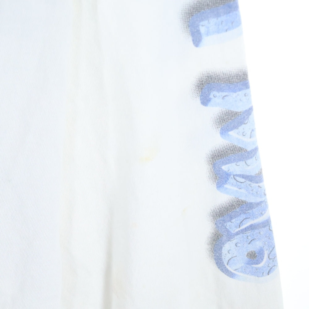 SAINT MICHAEL(セントマイケル) 24SS ×Shermer ACADEMY HEART CKIE L/S TEE シャーマーアカデミー ヴィンテージ加工 ハートクッキープリント クルーネック 長袖Tシャツ ロンT SM-YS1-0000-C39