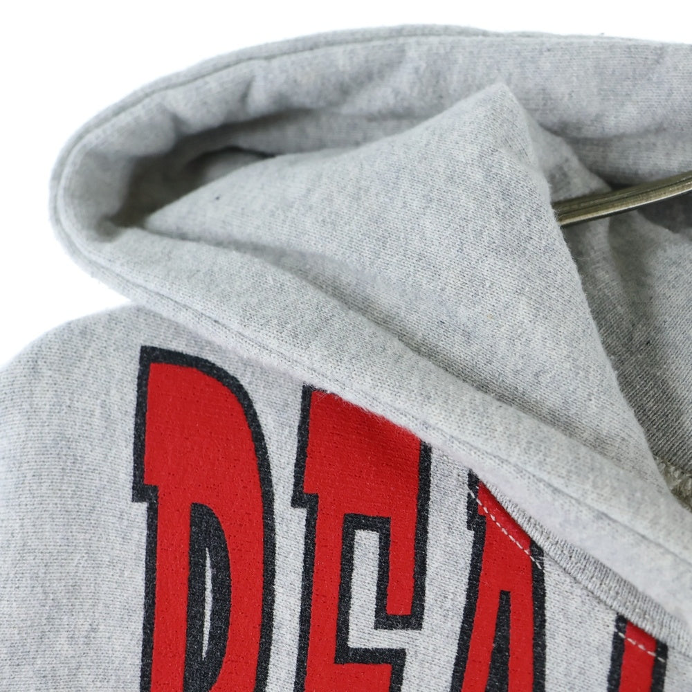 READY MADE(レディメイド) 21AW HOODIE R MUTT アールマット スウェット プルパーカー グレー RE-CO-GR-00-00-195