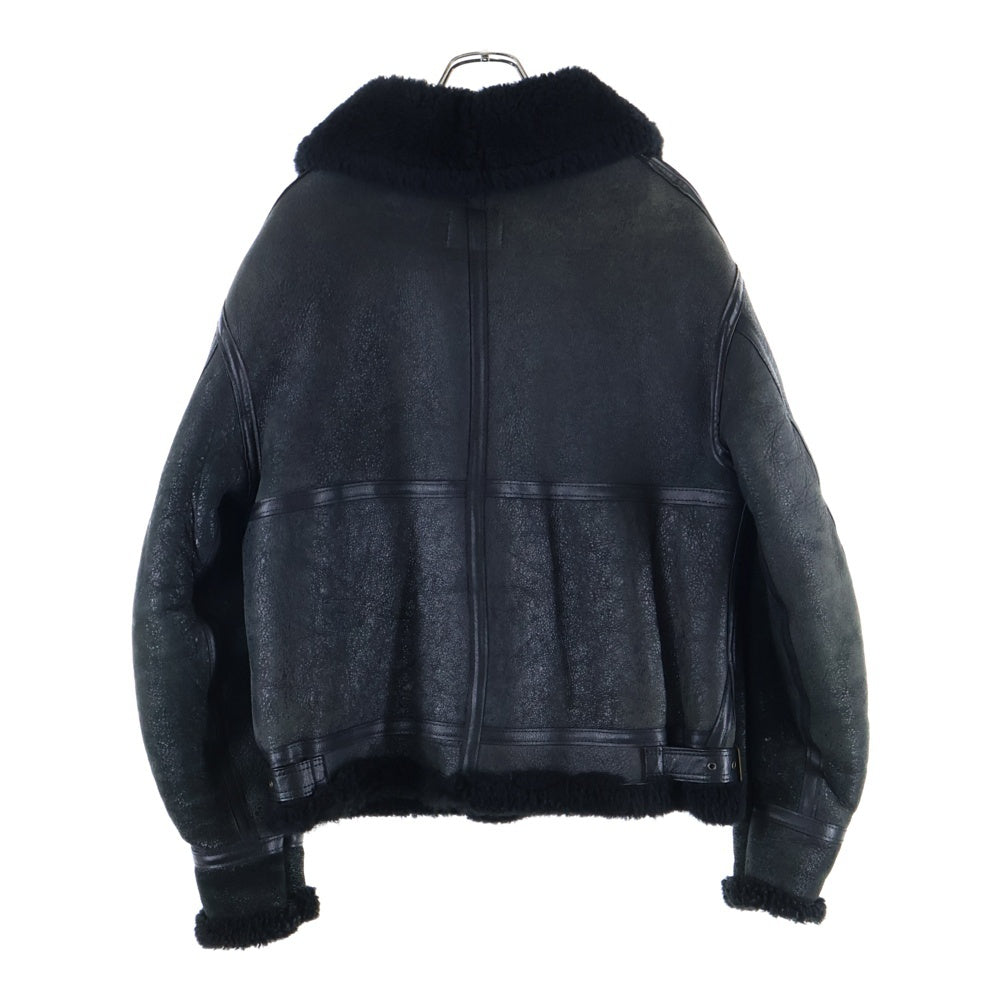AVIREX(アヴィレックス) B-3 MOUTON FLIGHT JACKET ムートン フライト ジャケット ブラック