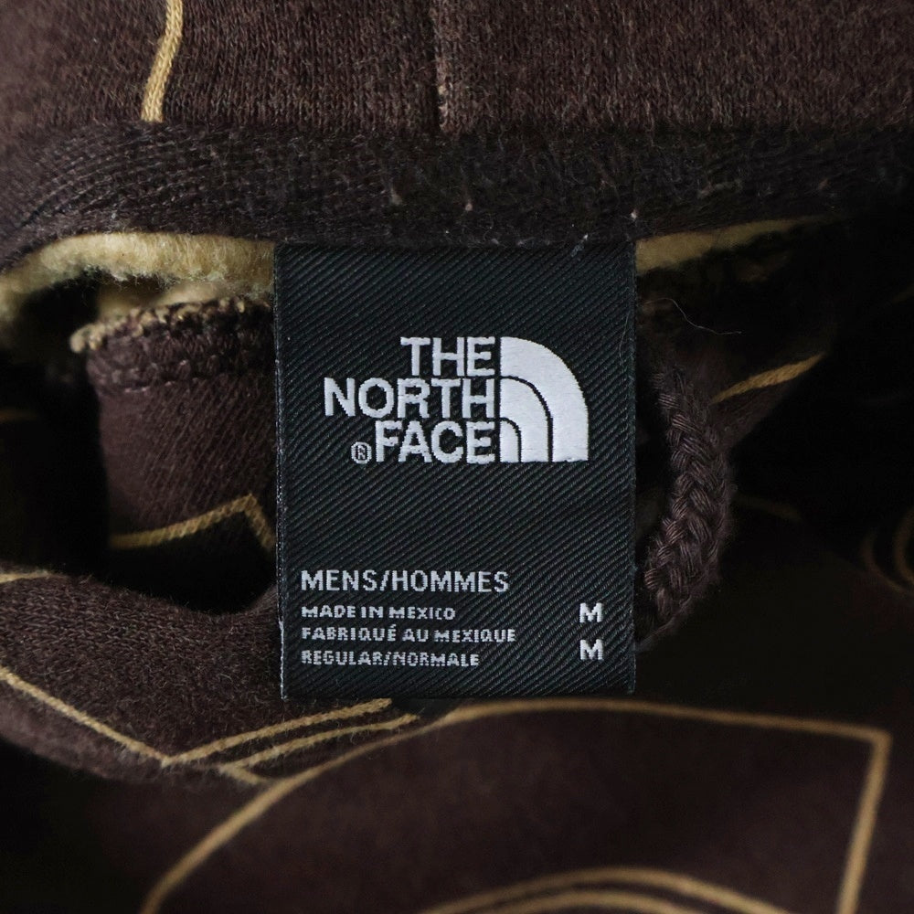 THE NORTH FACE(ザノースフェイス) 総柄デザイン プルオーバーパーカー フーディー ブラウン NF0A81YF