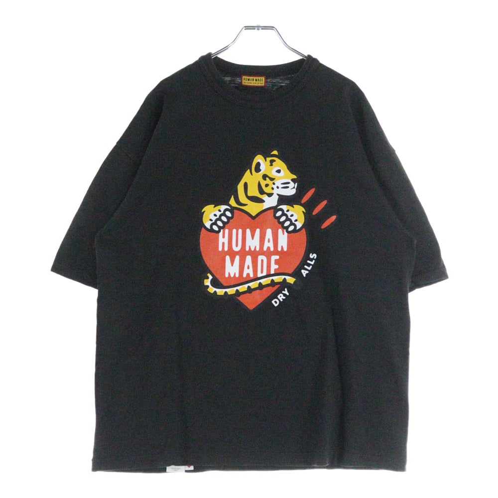 HUMAN MADE(ヒューマンメイド) GRAPHIC T-SHIRT タイガープリント グラフィック 半袖Tシャツ カットソー ブラック HM30TE007